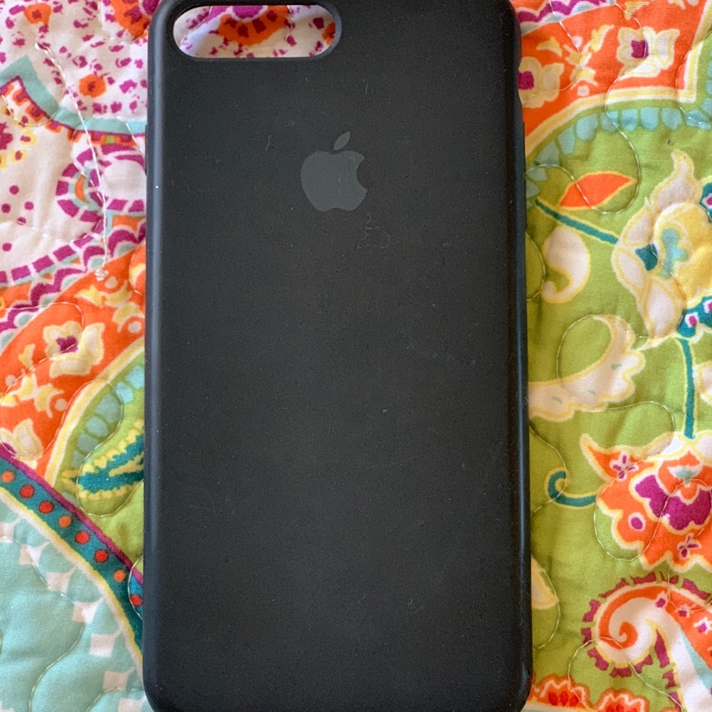 Apply Black Silicone Case